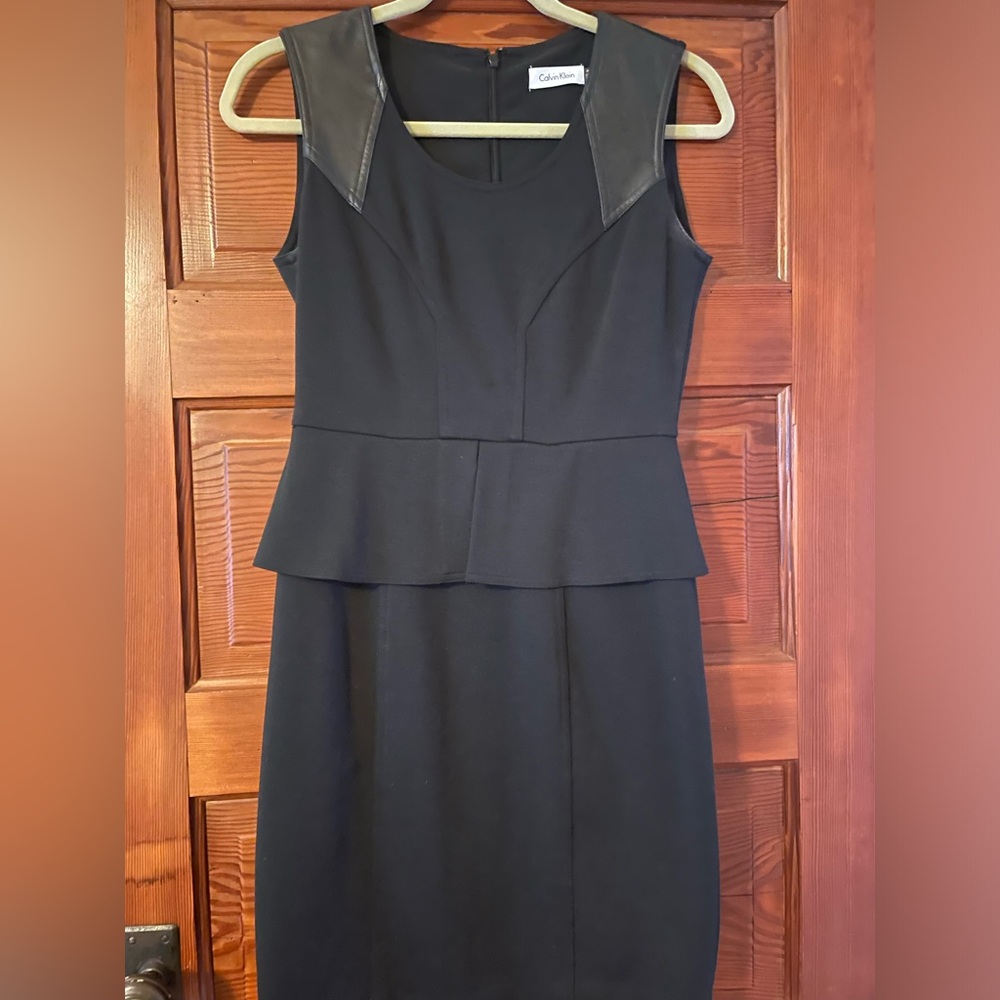 Calvin Klein Peplum Cocktail Dress - 4P